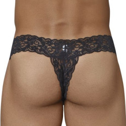 CandyMan String Dentelle Tlazol Noir